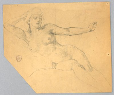 رسم أنثى عارية بواسطة فرانسيس أوغستوس لاثروب