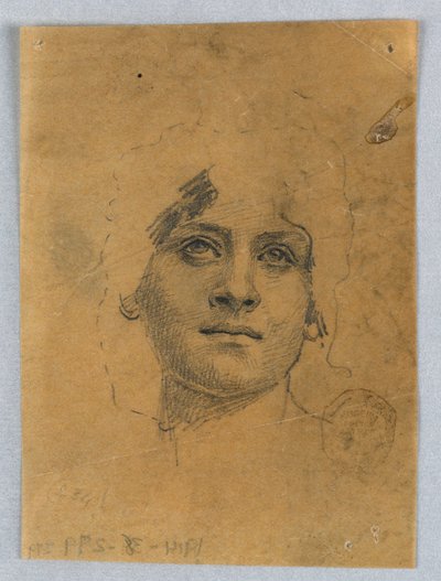 رسم لوجه المرأة بواسطة فرانسيس أوغستوس لاثروب