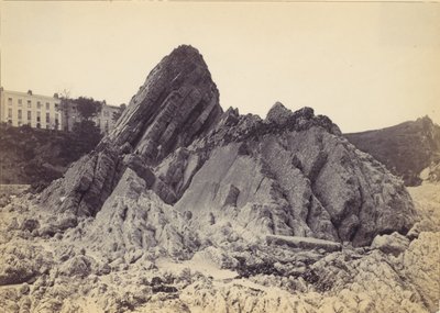 Goscar God's Rock and Croft Terrace ، تينبي ، ويلز ، 1870. بواسطة فرانسيس بيدفورد