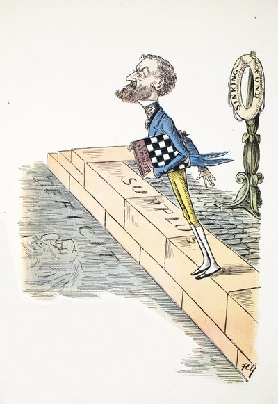 العاصمة F ، رسم توضيحي من الأبجدية Struwwelpeter ، الآية التي كتبها Harold Begbie (1871–1929) بواسطة فرانسيس كاروثرز جولد