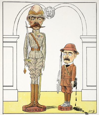 K ، k ، رسم توضيحي من الأبجدية Struwwelpeter ، الآية التي كتبها Harold Begbie (1871–1929) بواسطة فرانسيس كاروثرز جولد