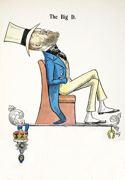 The Big D ، رسم توضيحي من الأبجدية Struwwelpeter ، الآية التي كتبها Harold Begbie (1871–1929) بواسطة فرانسيس كاروثرز جولد