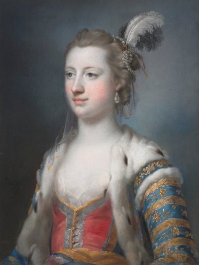 السيدة الفاضلة المحترمة ماري رادكليف 1732-1798 ، زوجة فرانسيس آير ، Esq. ، 1755. بواسطة فرانسيس كوتس