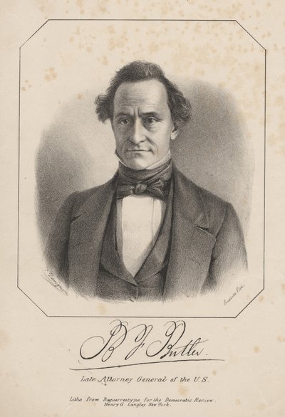 BJ Butler ، litho بواسطة Henry G. Langley ، 1840 بواسطة فرانسيس دافنيون