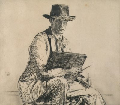 صورة هنري راشبري (1889-1968) 1914 (حفر) بواسطة فرانسيس دود