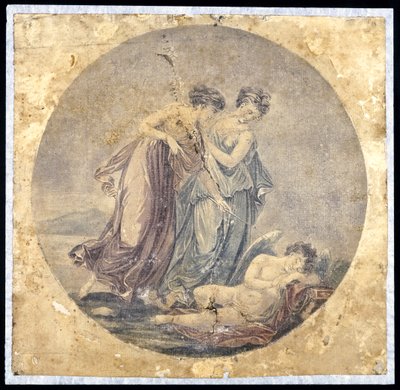 النعم الصحوة كيوبيد ، بعد لوحة بنيامين ويست (1738-1820) 1778-81 (الرسم الميكانيكي) بواسطة فرانسيس إيجينتون