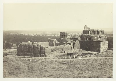 منظر بعيد لدمشق ، 1857. بواسطة فرانسيس فريث