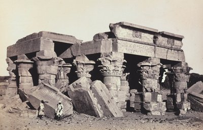 "مصر وفلسطين": أنقاض معبد سوبك وهارويري كوم أمبو ، صعيد مصر بواسطة فرانسيس فريث