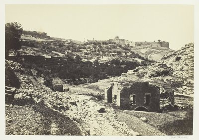 القدس من حائط إن روجيل بواسطة فرانسيس فريث