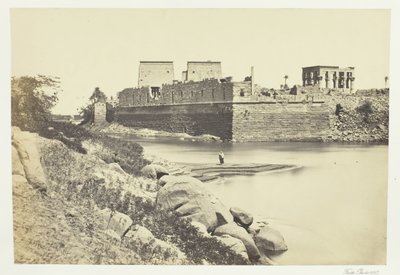 جنوب جزيرة فيله ، 1857. بواسطة فرانسيس فريث