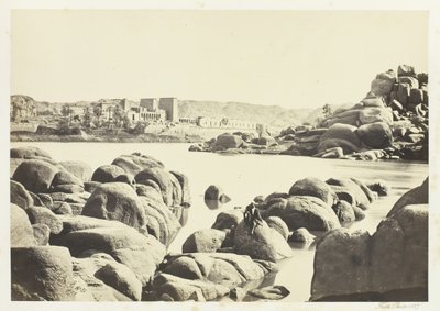 النهج إلى Philæ ، 1857. بواسطة فرانسيس فريث