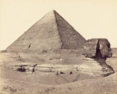 الهرم الأكبر وأبو الهول بواسطة فرانسيس فريث