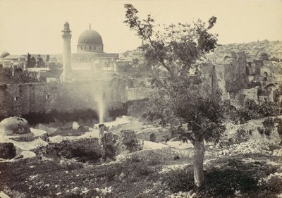 مسجد عمر بالقدس 1857. بواسطة فرانسيس فريث