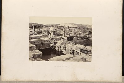 بركة حزقيا، القدس بواسطة فرانسيس فريث