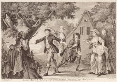 بليند مان بوف ، منقوش بواسطة ريمي بار (fl.1723-50) بواسطة فرانسيس هايمان