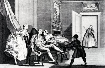 سرقة قبلة ، ج ، 1743 بواسطة فرانسيس هايمان