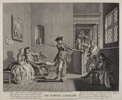 The Wapping Landlady ، 1743 بواسطة فرانسيس هايمان