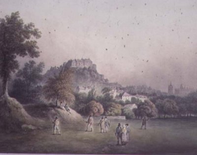 ادنبره من Bruntsfield Golf Links ، أواخر القرن الثامن عشر أو أوائل القرن التاسع عشر بواسطة فرانسيس نيكلسون