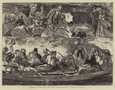 Henley-on-Thames Regatta ، تلتقطها ضفة النهر بواسطة Francis S. Walker