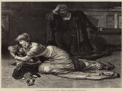 الكوميديا الفرنسية في Gaiety ، Hernani ، المشهد الأخير من القانون الخامس بواسطة Francis S. Walker
