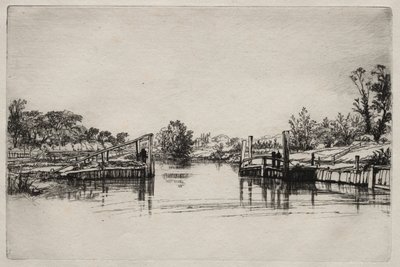 Egham Lock. بواسطة فرانسيس سيمور هادن