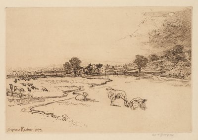 دير ساولي ، 1873. بواسطة فرانسيس سيمور هادن
