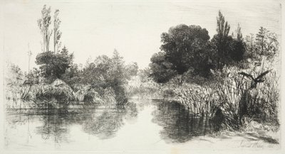 شارك Mill Pond، 1860. بواسطة فرانسيس سيمور هادن