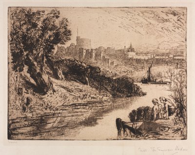 قلعة وندسور ، 1878. بواسطة فرانسيس سيمور هادن
