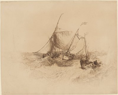 كاليه بيير بواسطة Francis Seymour Haden after Joseph Mallord William Turner