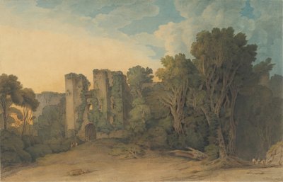 قلعة بيري بوميروي في مقاطعة ديفون ، 1775-1805. بواسطة فرانسيس تاون