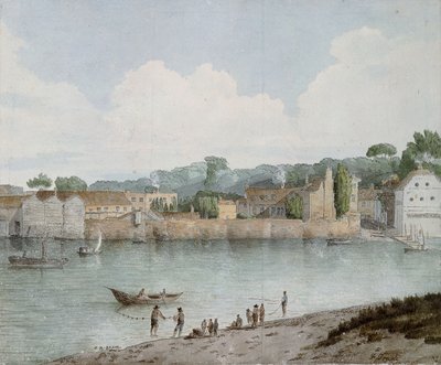 درج فوكسهول ، من ميلبانك ، 1797 بواسطة فرانسيس تاون