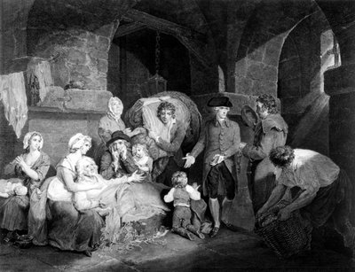 جون هوارد إسق. (1726-1790) زيارة وتخفيف بؤس السجن ، نقشه جيمس هوغ ، 1790 بواسطة فرانسيس ويتلي