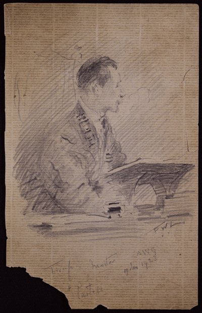 صورة لفرانسيس تروب بواسطة فرانسيس ويلفريد لوسون