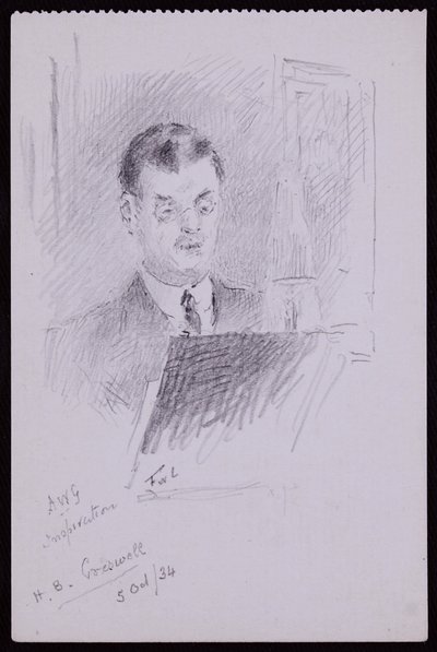 صورة HB Cresswell بواسطة فرانسيس ويلفريد لوسون