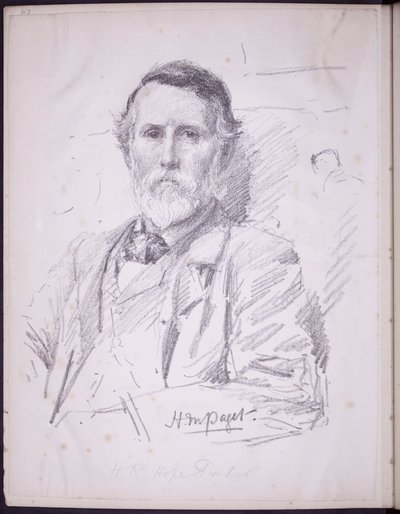 صورة Hope-Pinker HR ، حوالي 1900 (قلم رصاص على ورق) بواسطة فرانسيس ويلفريد لوسون