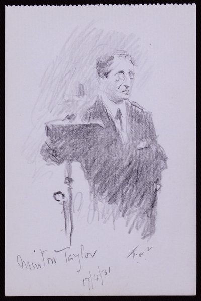 صورة ل R.Minton Taylor بواسطة فرانسيس ويلفريد لوسون