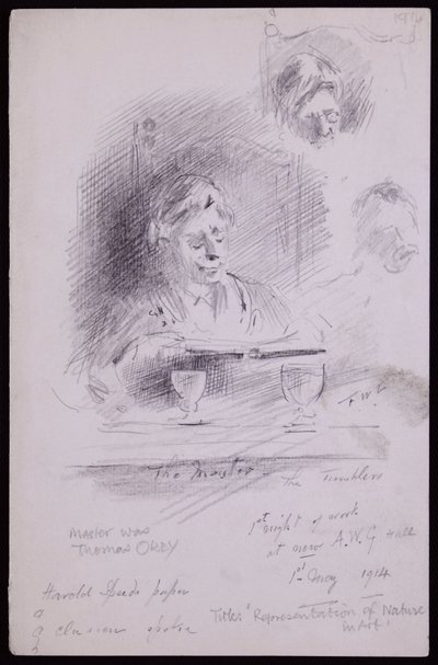 صورة توماس اوكي بواسطة فرانسيس ويلفريد لوسون