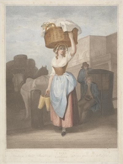 الفراولة ، الفراولة الحلوة ، نقشها جيوفاني فيندراميني (1769-1839) 1795 بواسطة فرانسيس بعد ويتلي