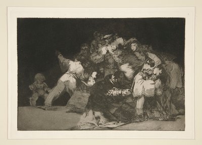 عام متباين (جنرال حماقة) ، رر. 9 من مسلسل لوس الأمثال بواسطة Francisco de Goya
