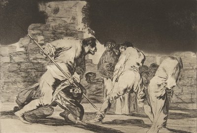 يفرق الأمثال ، كاليفورنيا. 1816-23 نشر 1864. بواسطة فرانسيسكو دي جويا