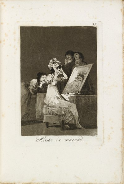 حتى الموت ، 1799-1799 بواسطة فرانسيسكو دي جويا