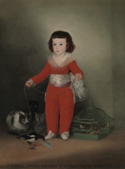 مانويل أوسوريو مانريك دي زونيجا 1784-1792 ، 1787-88. بواسطة فرانسيسكو دي جويا