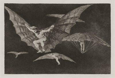 Modo de volar (A Way of Flying) ، والمعروف أيضًا باسم Donde hay ganas hay ma؟ a (أين يوجد بواسطة فرانسيسكو دي جويا