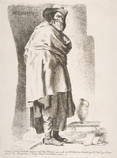موينيبوس مينيبو فيلسوف ، 1778. بواسطة فرانسيسكو دي جويا