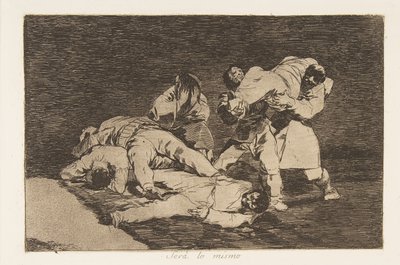 اللوحة 21 من كوارث الحرب Los Desastres de la Guerra: It w ...، 1810 نشرت عام 1863. بواسطة فرانسيسكو دي جويا