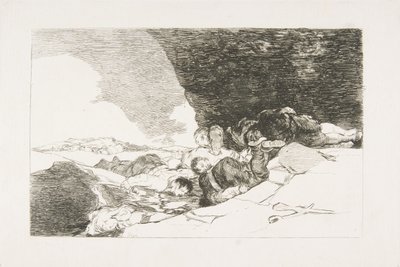 اللوحة 23 من كوارث الحرب Los Desastres de la Guerra: The Same Elsewhere. ... ، 1810. بواسطة فرانسيسكو دي جويا