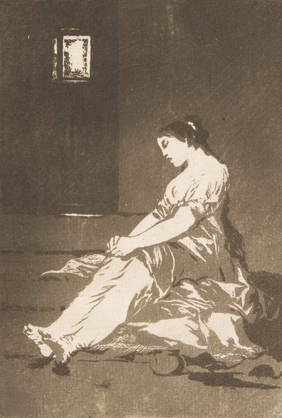 اللوحة 32 من لوس كابريتشوس: لأنها كانت معرضة لـ Por que fue معقولة. ، 1799. بواسطة فرانسيسكو دي جويا