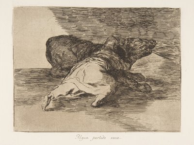 اللوحة 40 من كوارث الحرب كوارث الحرب: He ge، 1810 منشور عام 1863. بواسطة فرانسيسكو دي جويا