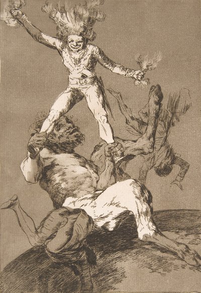 اللوحة 56 من 'Los Caprichos': الصعود والسقوط Subir y bajar. ، 1799. ، 1799. بواسطة فرانسيسكو دي جويا