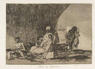 اللوحة 57 من كوارث الحرب Los Desastres de la Guerra: Th ...، 1811-12 نشرت عام 1863. بواسطة فرانسيسكو دي جويا